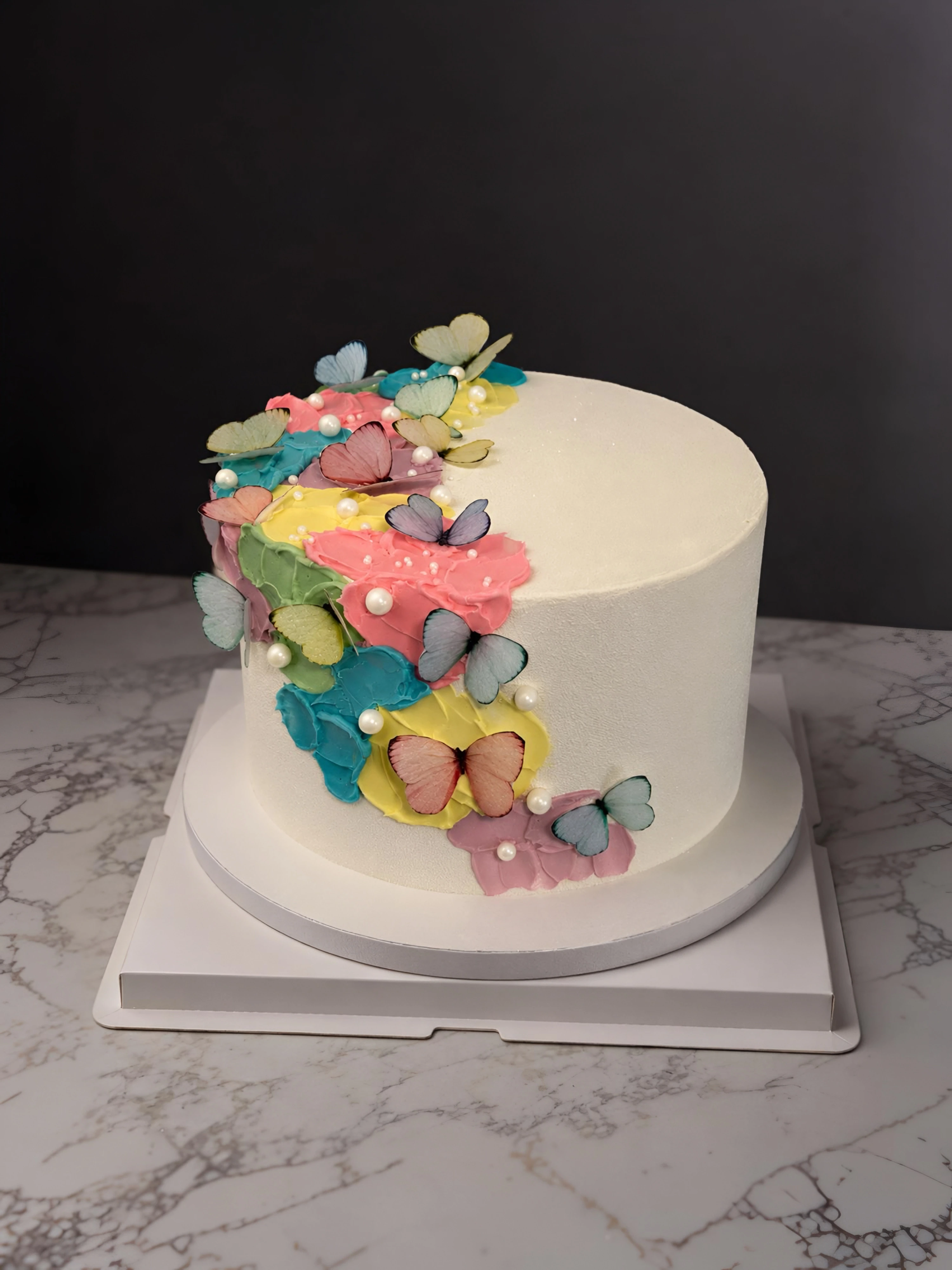 Butterfly Cascade cake